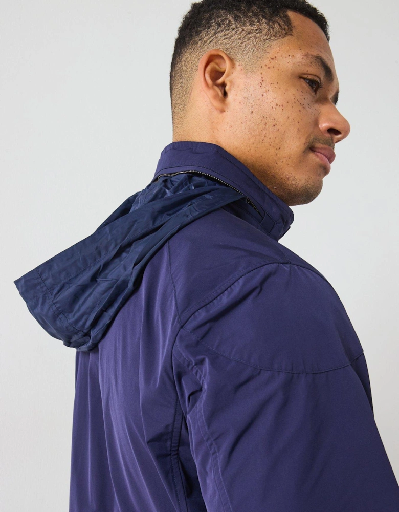 Velospeed Mid Length Jacket - Navy