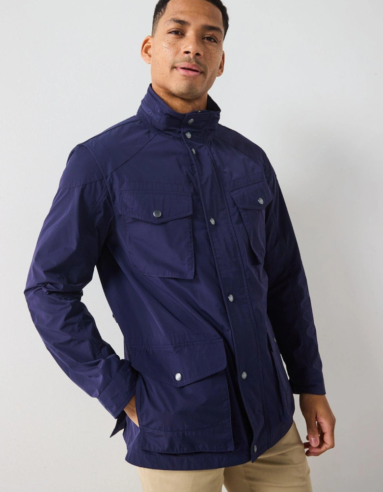 Velospeed Mid Length Jacket - Navy