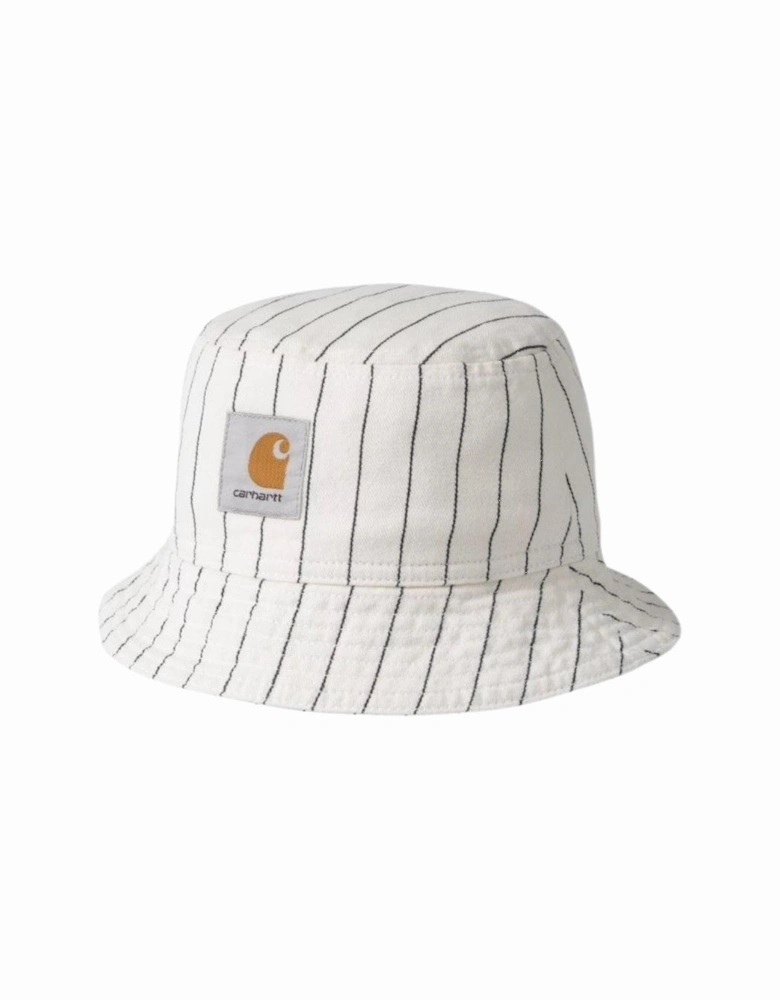 Hendry Bucket Hat 'Fountain' Twill - Seaton Stripe Wax / Dark Navy