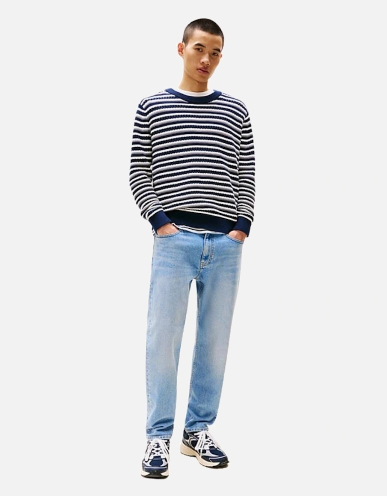 TMJ Soft Touch Isaac Relaxed Tapered Jean - Denim Light