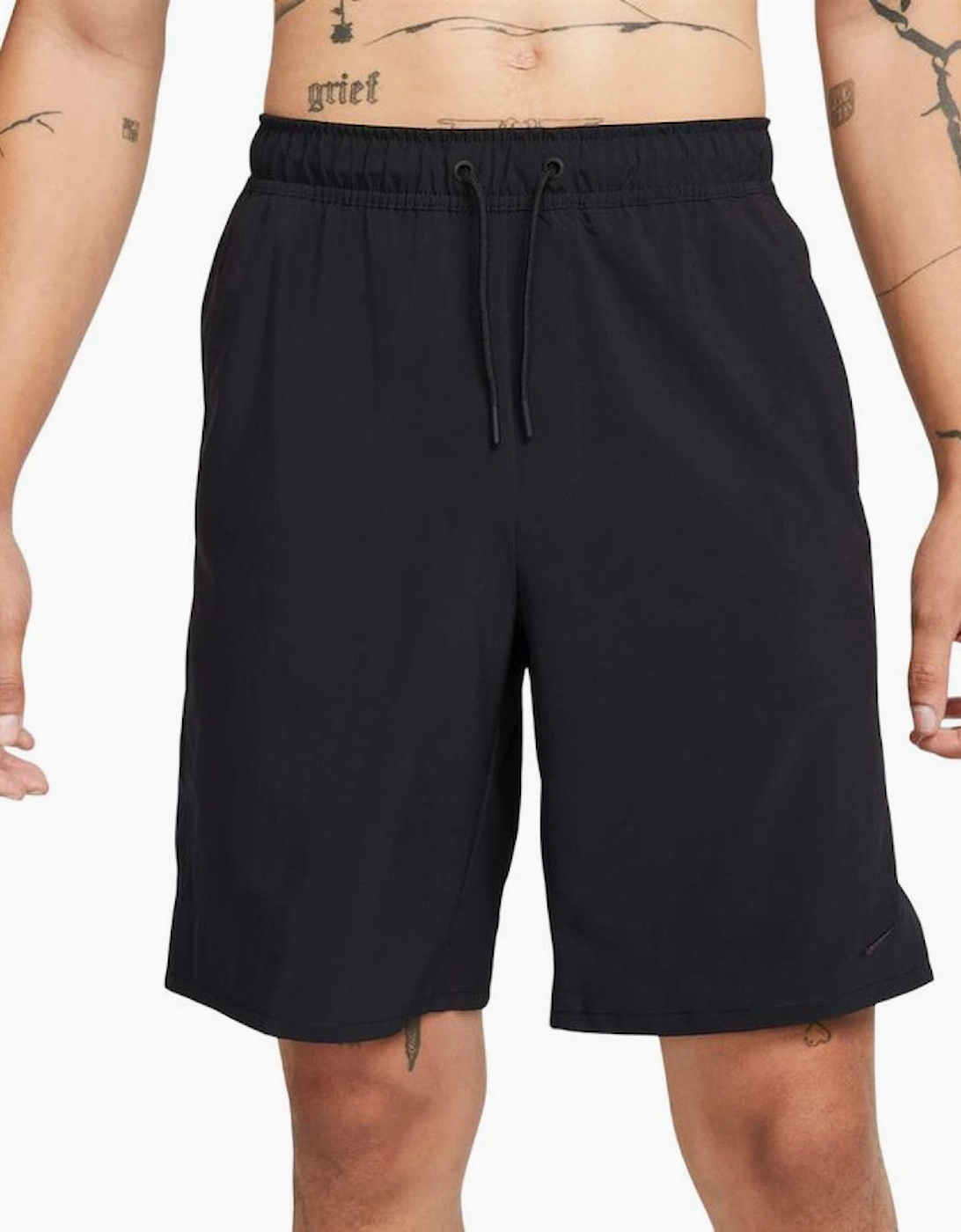 Men's Nike Men's Unlimited Woven Black Short - Black/Black - Size: 35/34/32