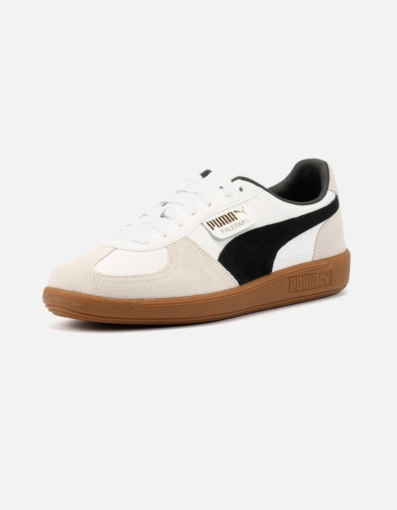 Palermo Leather White/Black Trainers