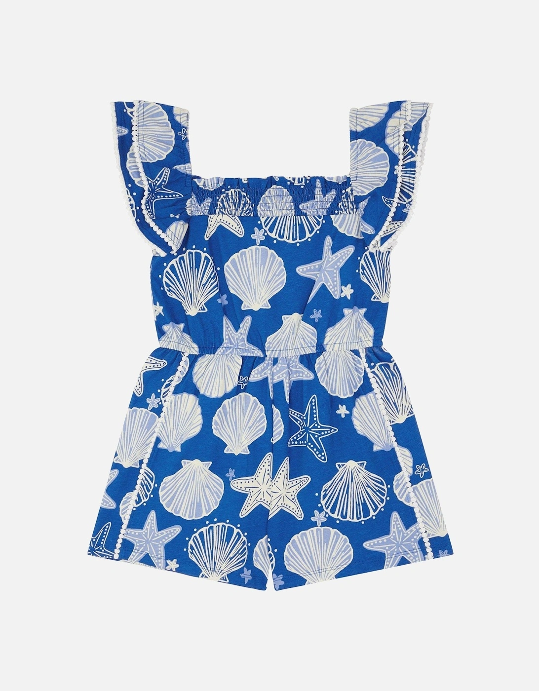 Girls Jelly Haze Navy Shell Playsuit - Blue, 2 of 1