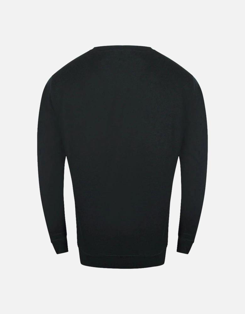 Cavalli Class Paisley Leopards Design Black Sweatshirt