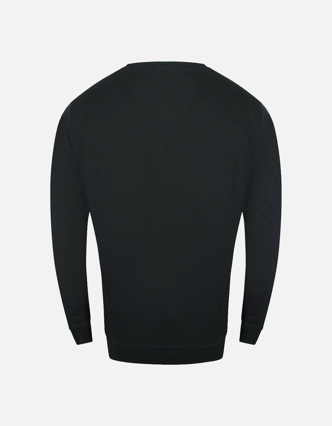 Cavalli Class Paisley Leopards Design Black Sweatshirt