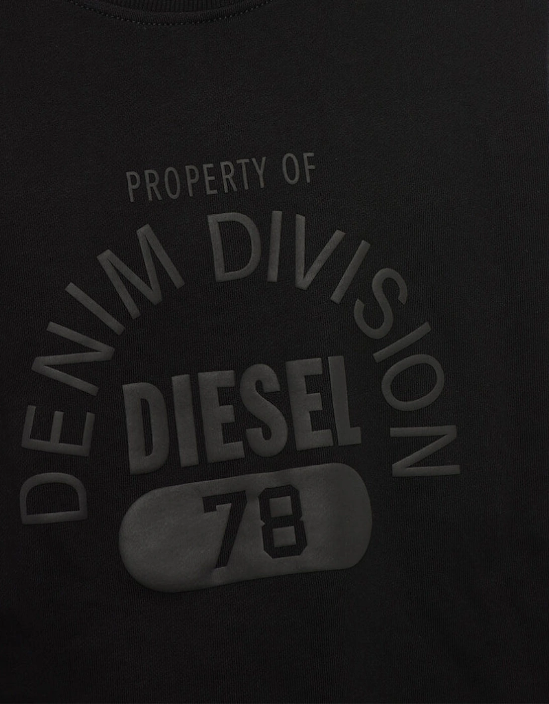 Denim Division Logo Black Sweatshirt