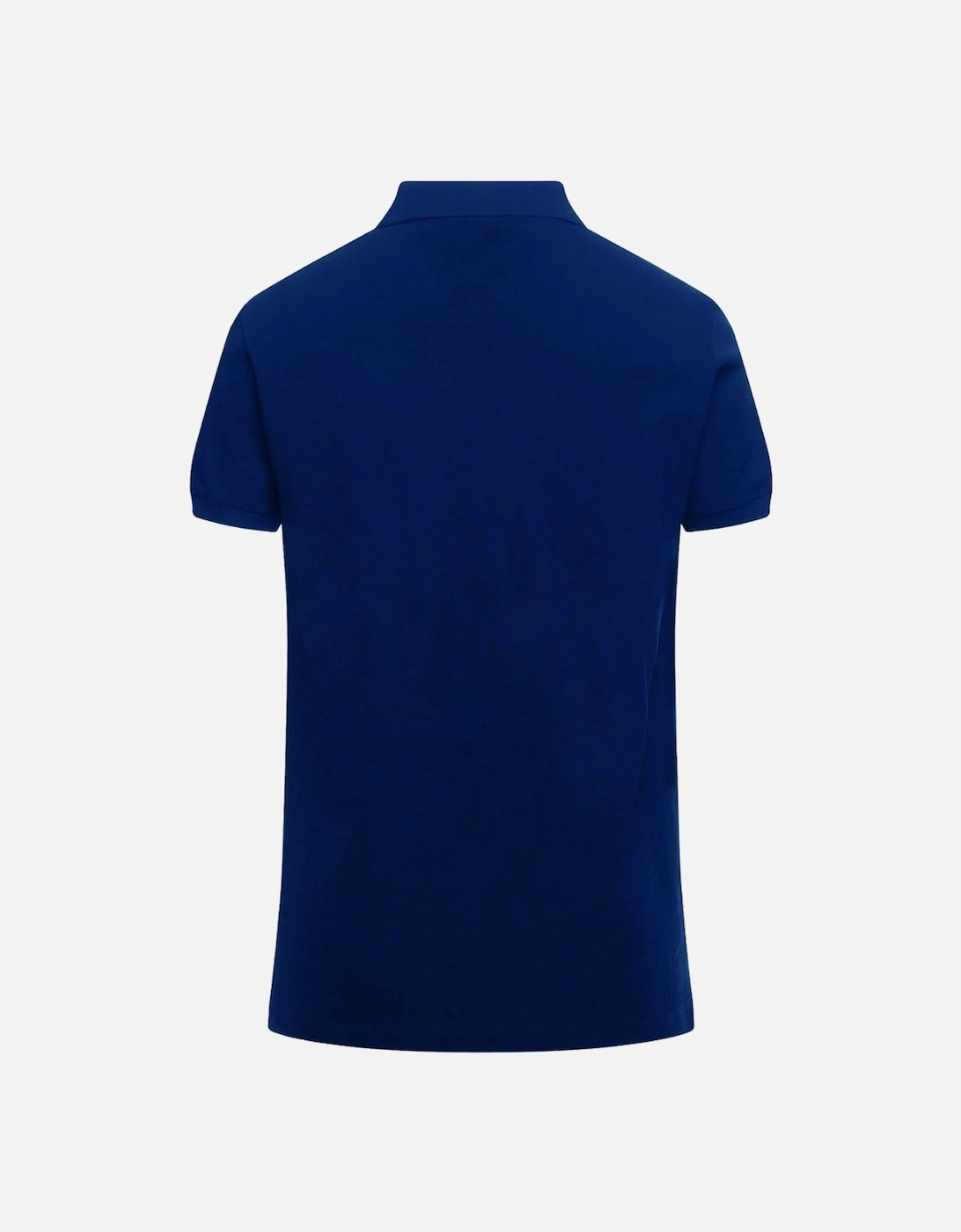 Small Logo Dark Blue Polo Shirt