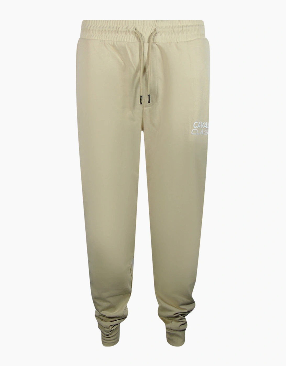 Roberto Cavalli Men's Tan Cavalli Class Bold Logo Beige Sweatpants - Size: 35/34/32/40/Regular