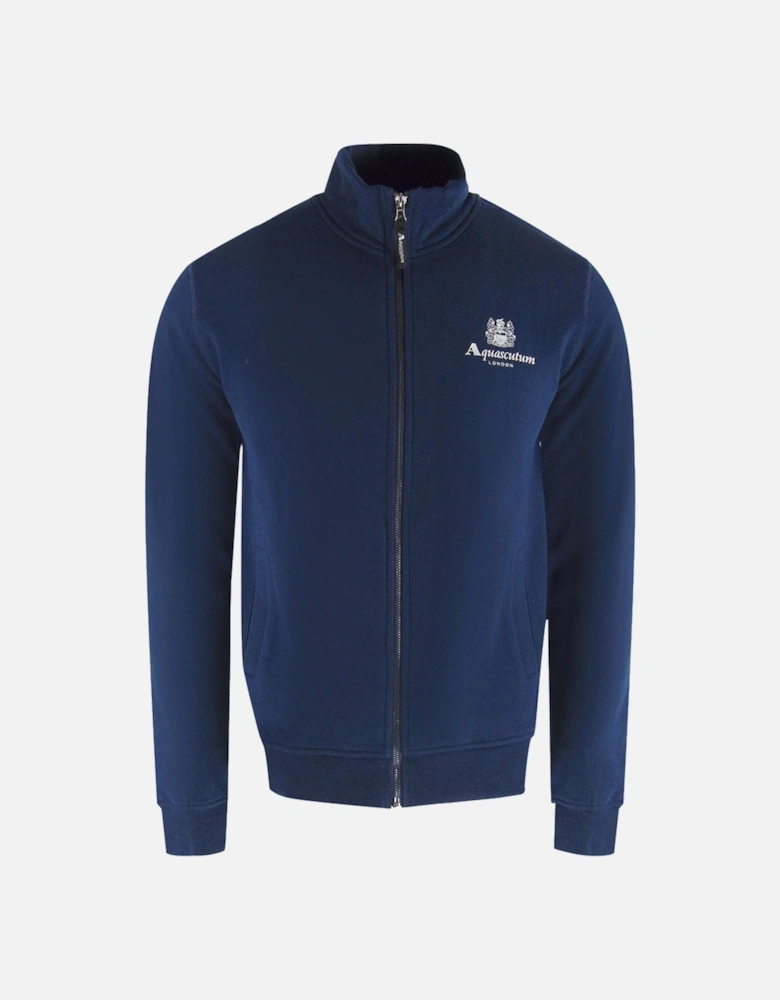 Active Zip Up Navy Blue Sweatshirt