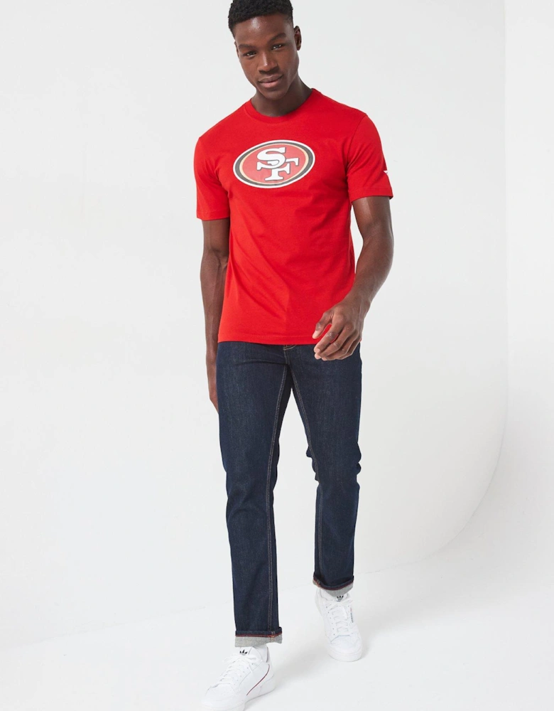 San Francisco 49ers Primary Logo Graphic T-Shirt - Red