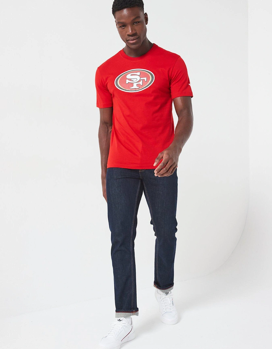 San Francisco 49ers Primary Logo Graphic T-Shirt - Red