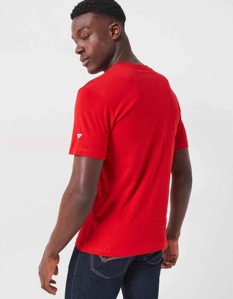 San Francisco 49ers Primary Logo Graphic T-Shirt - Red