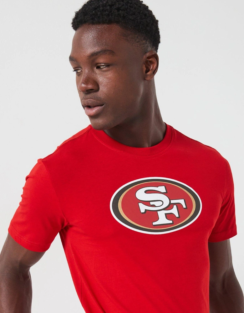 San Francisco 49ers Primary Logo Graphic T-Shirt - Red
