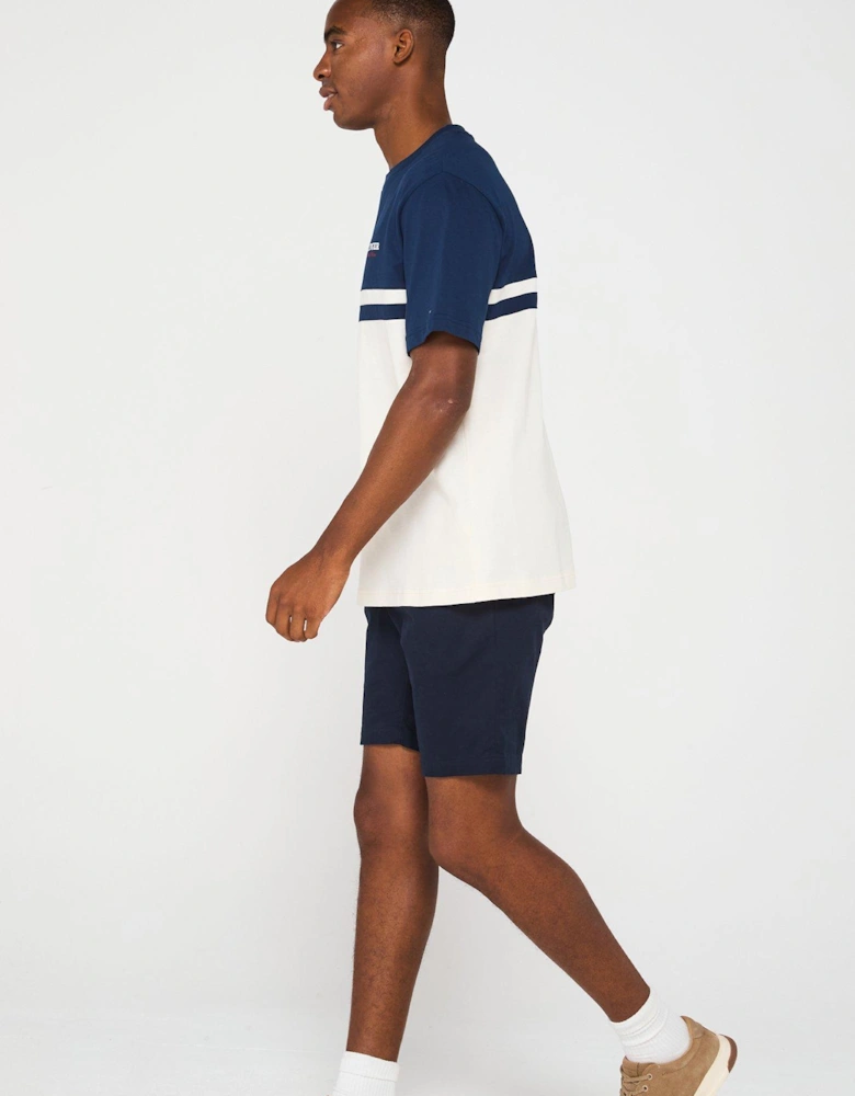Monotype Colourblock T-Shirt - Dark Blue