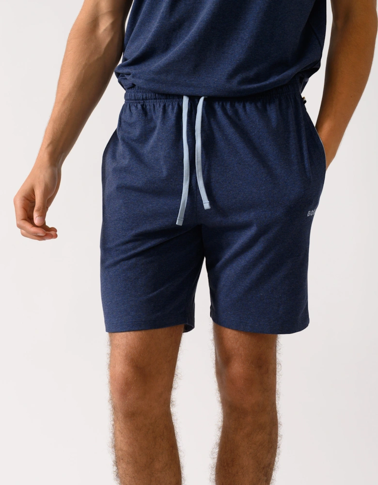 BOSS Orange Mix&Match Mens Stretch-Cotton Regular-Rise Loungewear Shorts with Embroidered Logo