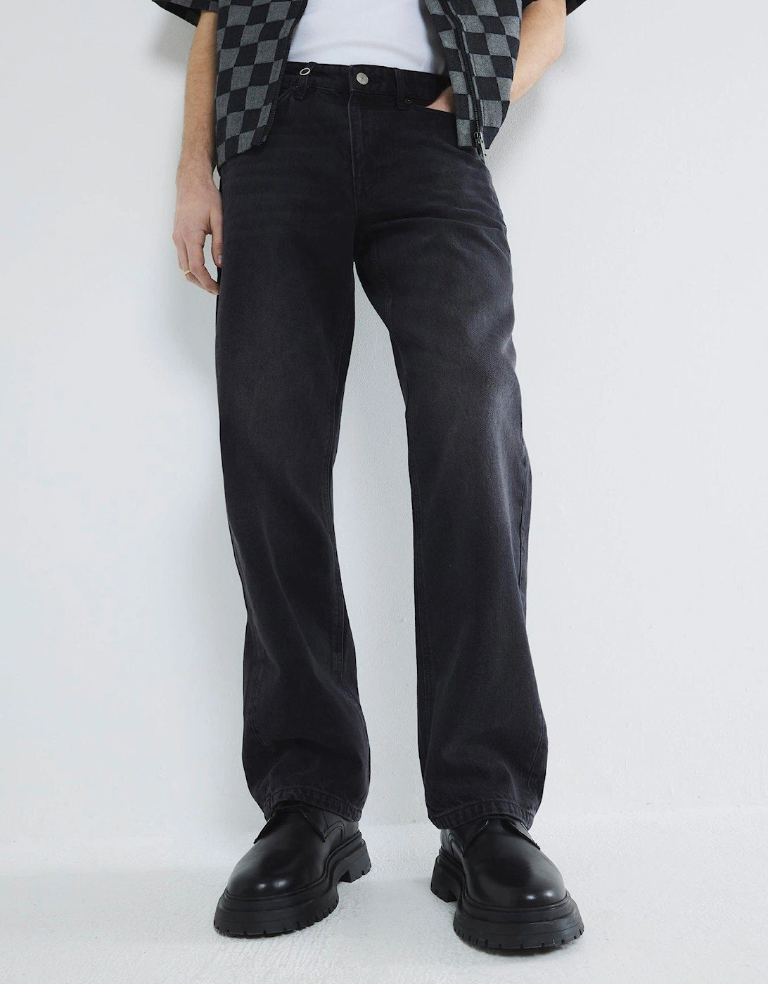 Loose Fit Valdez Jeans - Black, 2 of 1