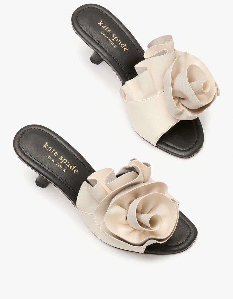 Flourish Heeled Sandal - Black