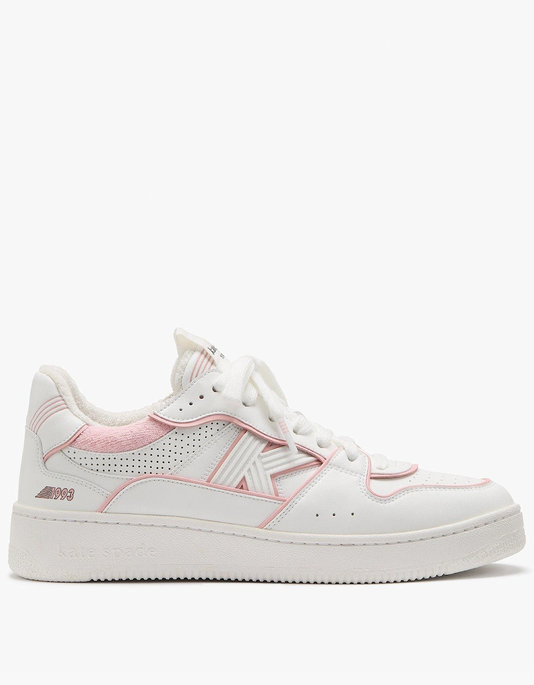 93 Kicks Low Top Lace Up Sneaker - White, 2 of 1