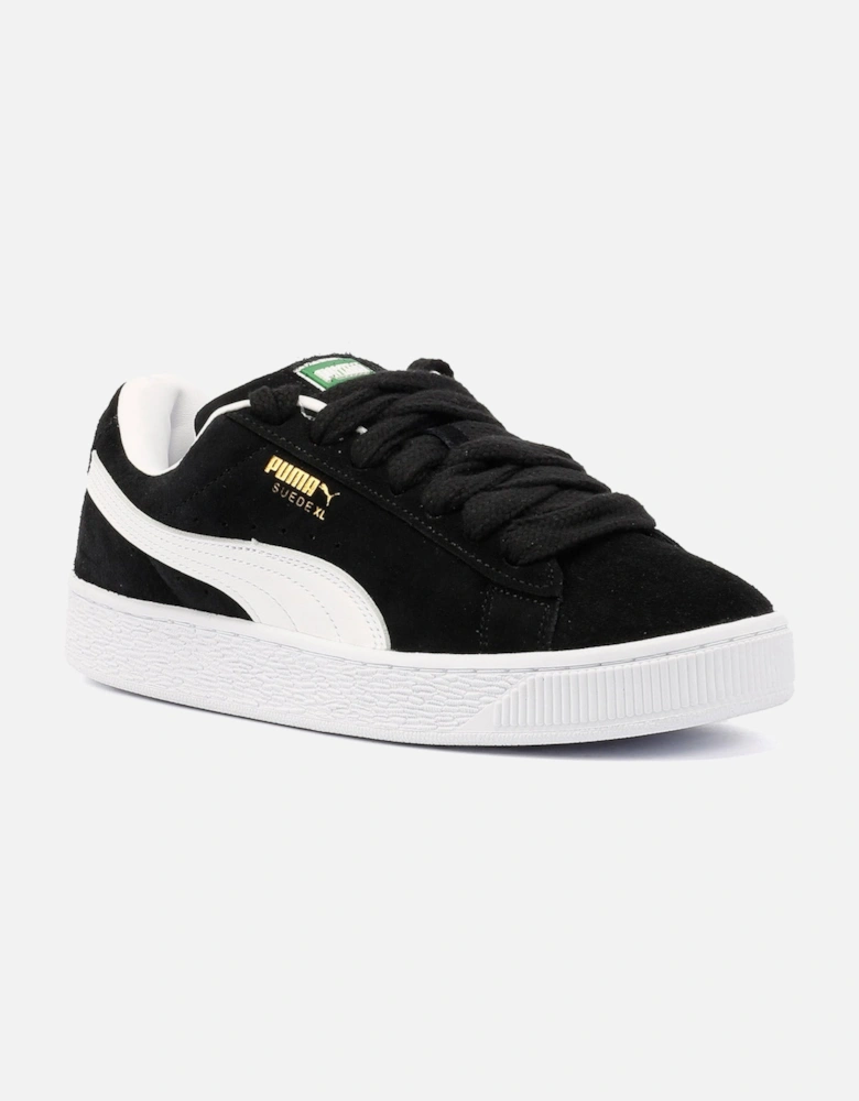 - 395205-02 UNISEX SUEDE XL BLACK/WHITE