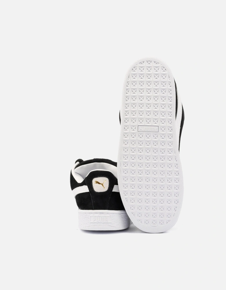 - 395205-02 UNISEX SUEDE XL BLACK/WHITE