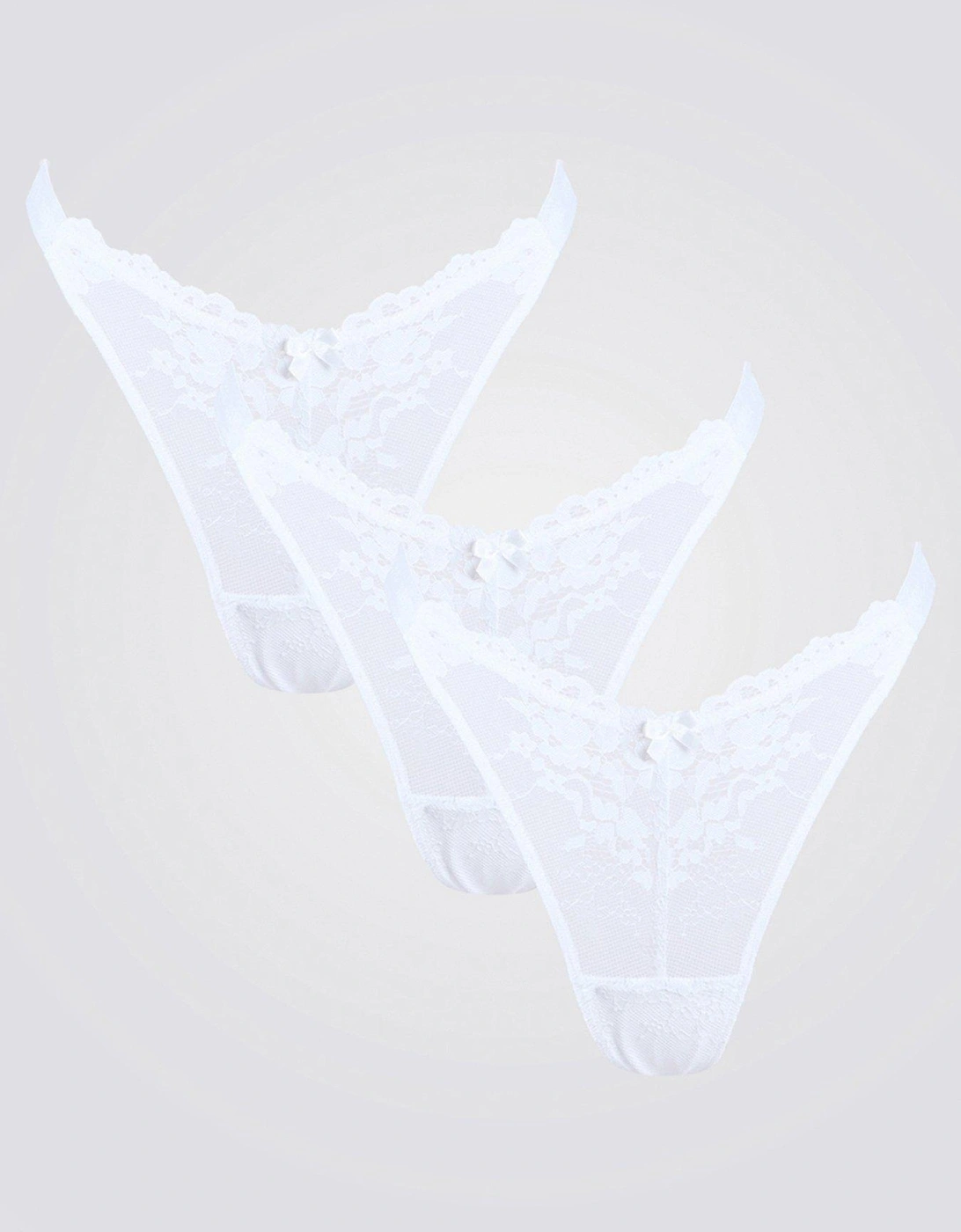 Fran 3 Pack Brazilian Briefs - White, 2 of 1