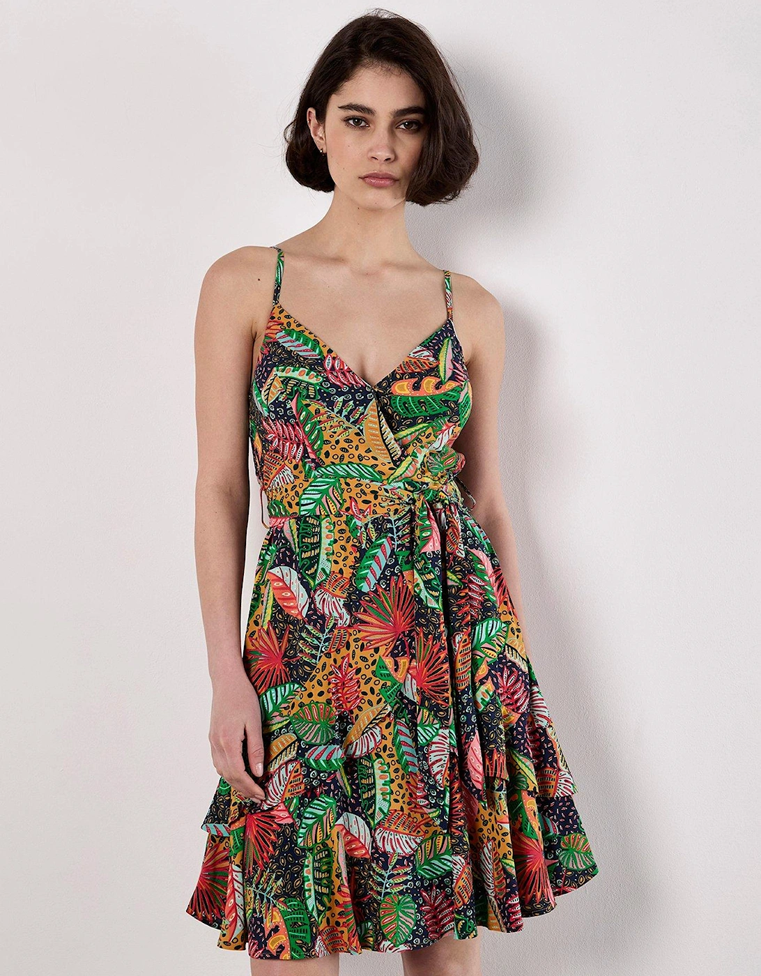Tropical Festival Cami Dress - Blue, 2 of 1