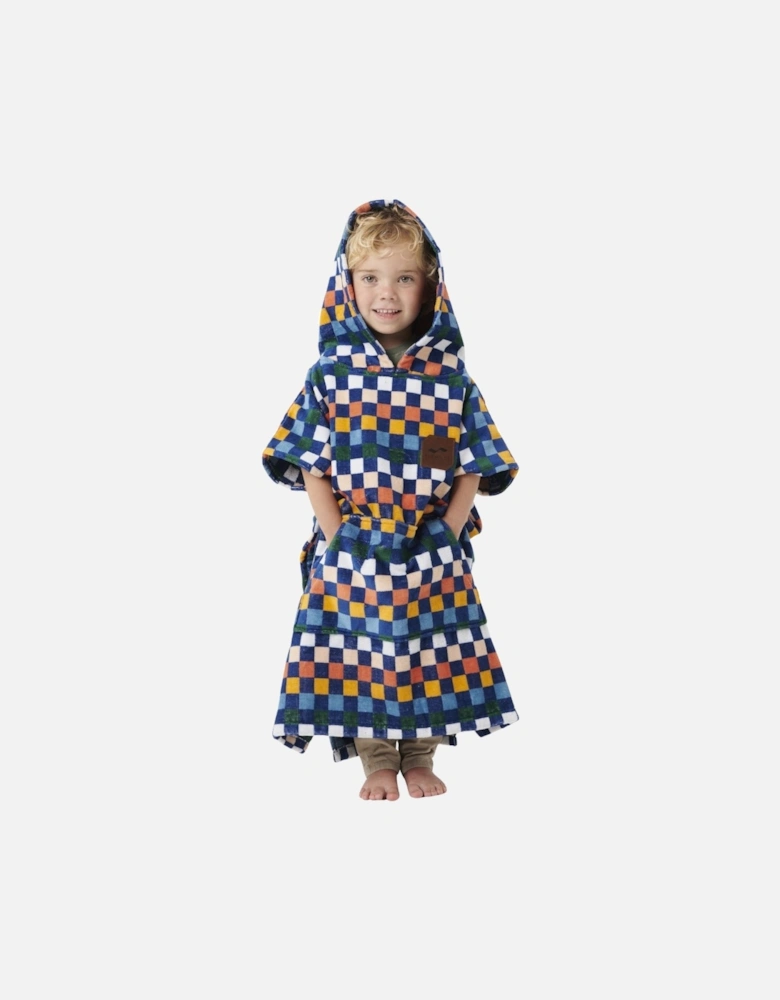 Sundown Extra Warm Poncho - Deep Pacific