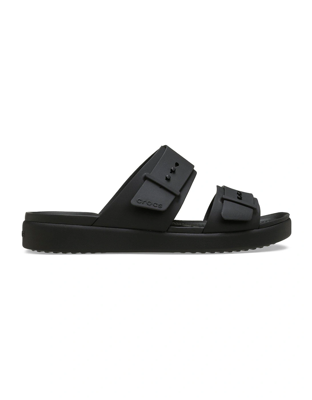 Brooklyn Buckle Flat Sandal - Black, 2 of 1