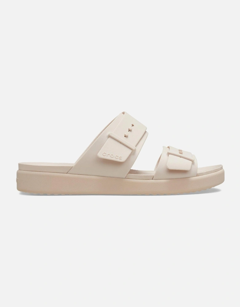Brooklyn Buckle Flat Sandal - Pink