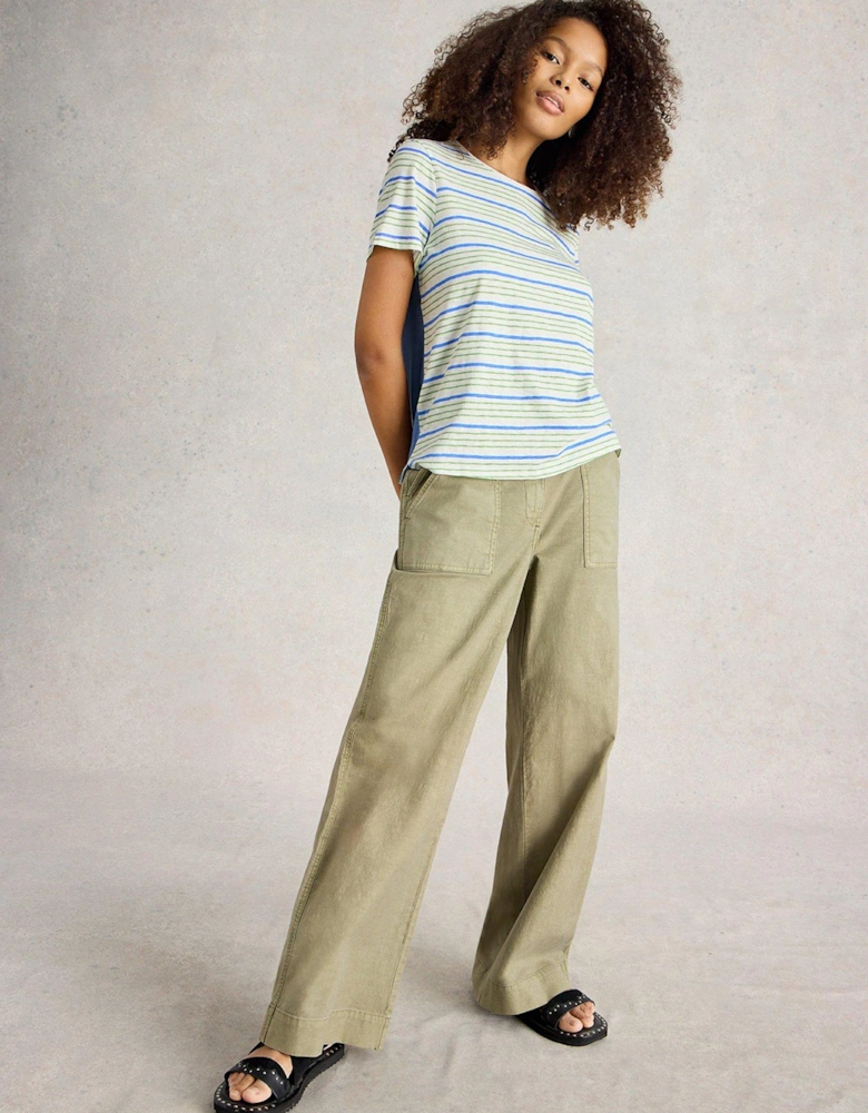 Abbie Mix T-shirt - Blue