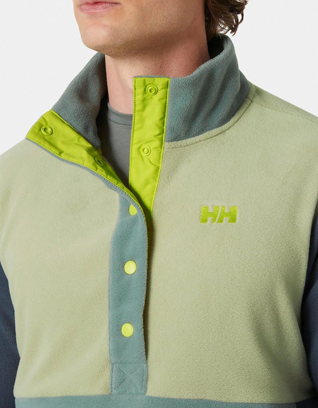 Mens Daybreaker Snap Pullover Fleece - Green