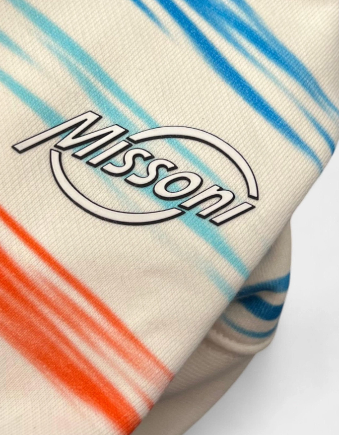 Printed Crewneck Sewatshirt Multi White