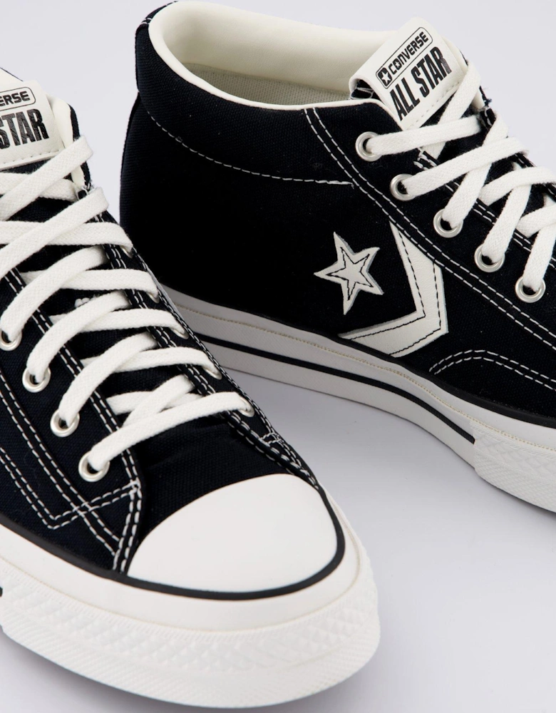 Mens Star Player 76 Canvas Mid/Vintage White/Egret - Black