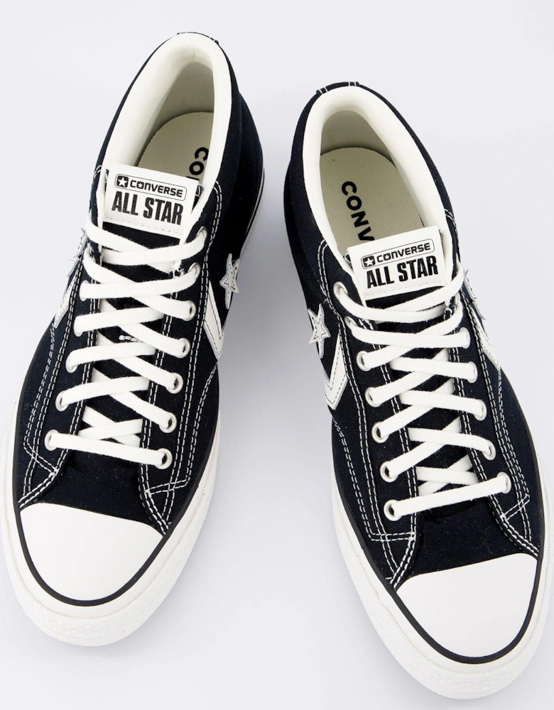 Mens Star Player 76 Canvas Mid/Vintage White/Egret - Black
