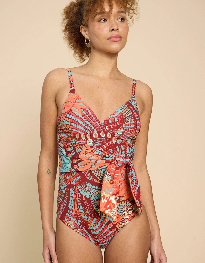 Tabitha Control Swimsuit - Red