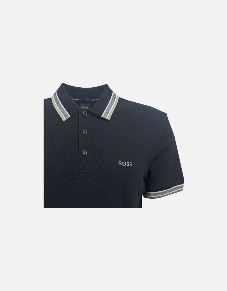 Black Paddy Polo Shirt