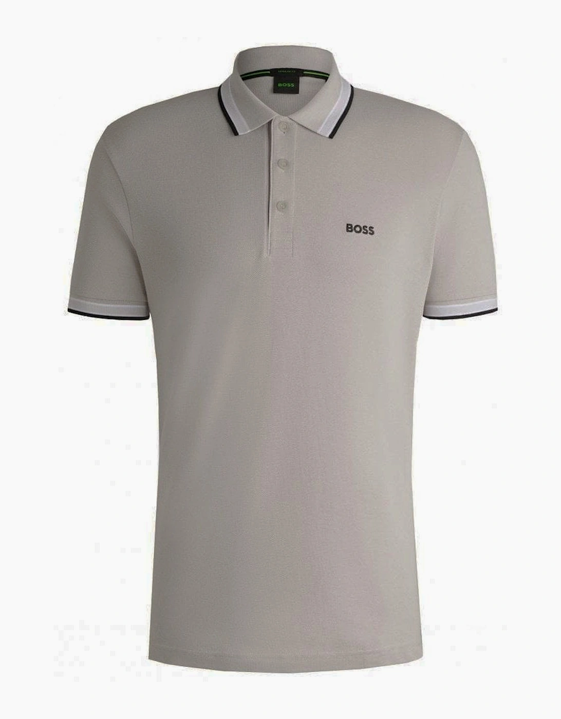 Men's Hugo Boss Light Grey Paddy Polo Shirt - Size: 46