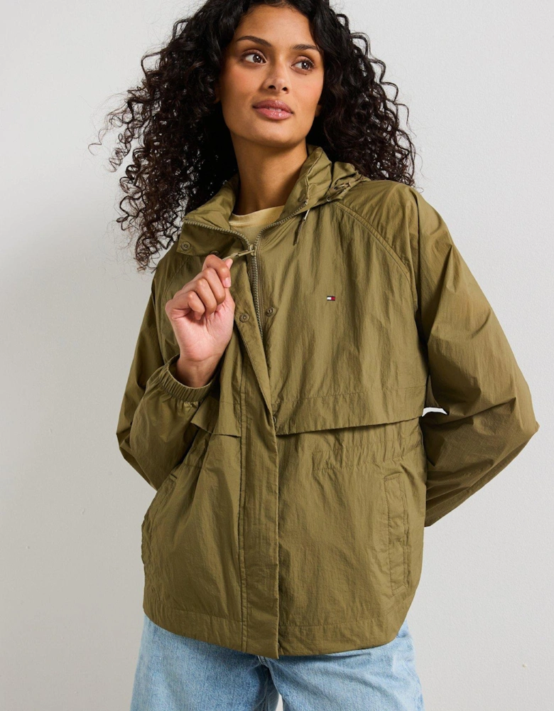 Ul Nylon Packable Windbreaker - Khaki