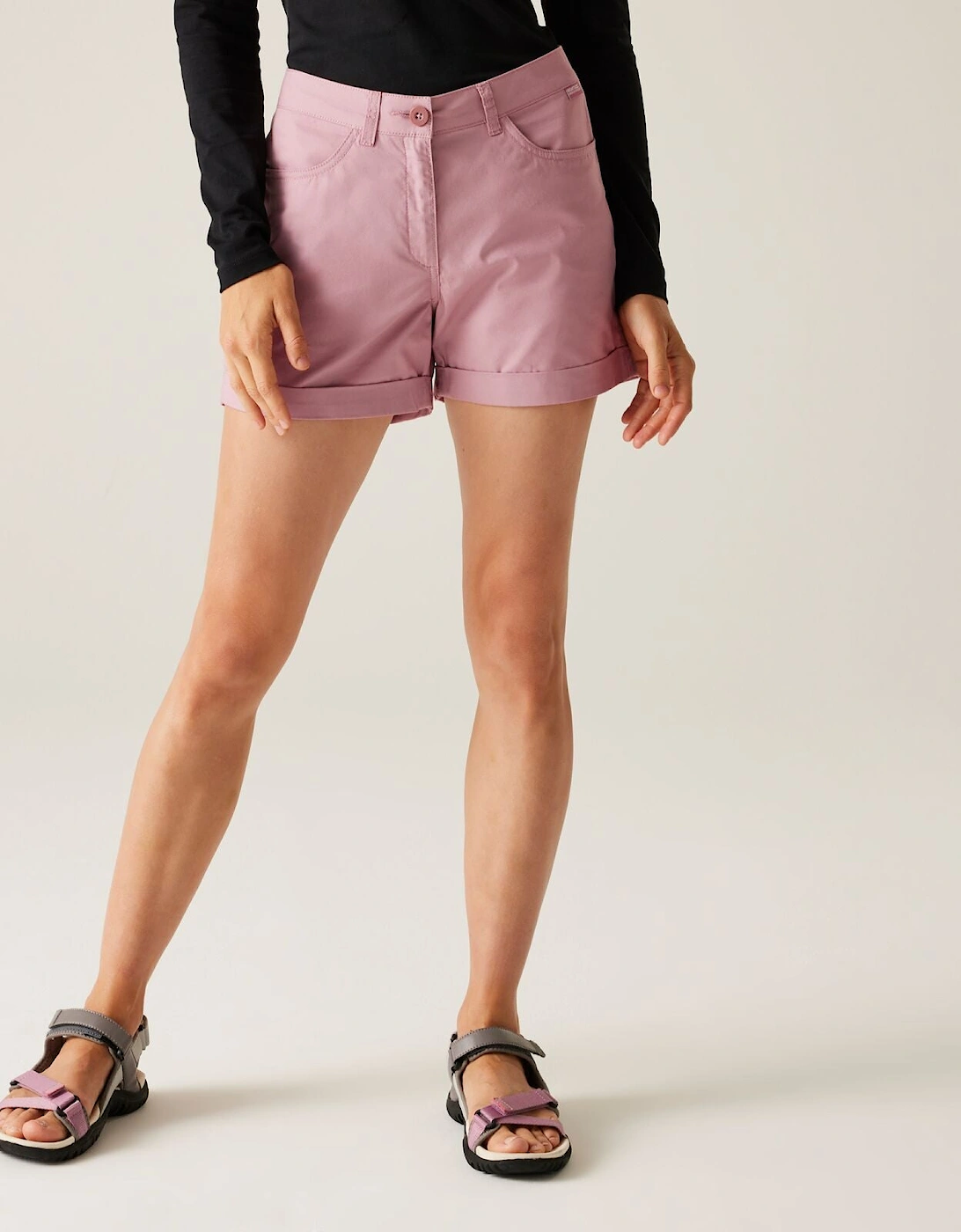 Womens Pemma Casual Chino Shorts, 2 of 1