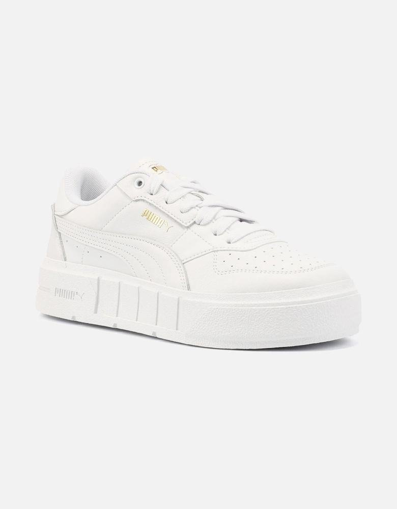 - 393802-05 WOMENS CALI COURT LEATHER WHITE