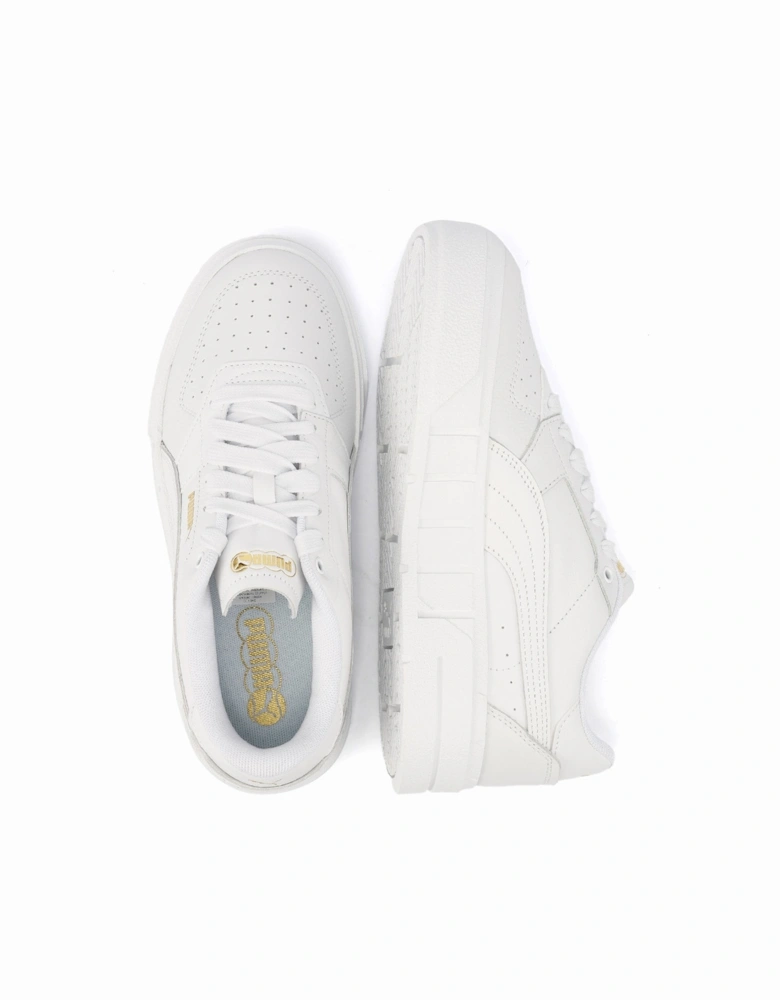 - 393802-05 WOMENS CALI COURT LEATHER WHITE