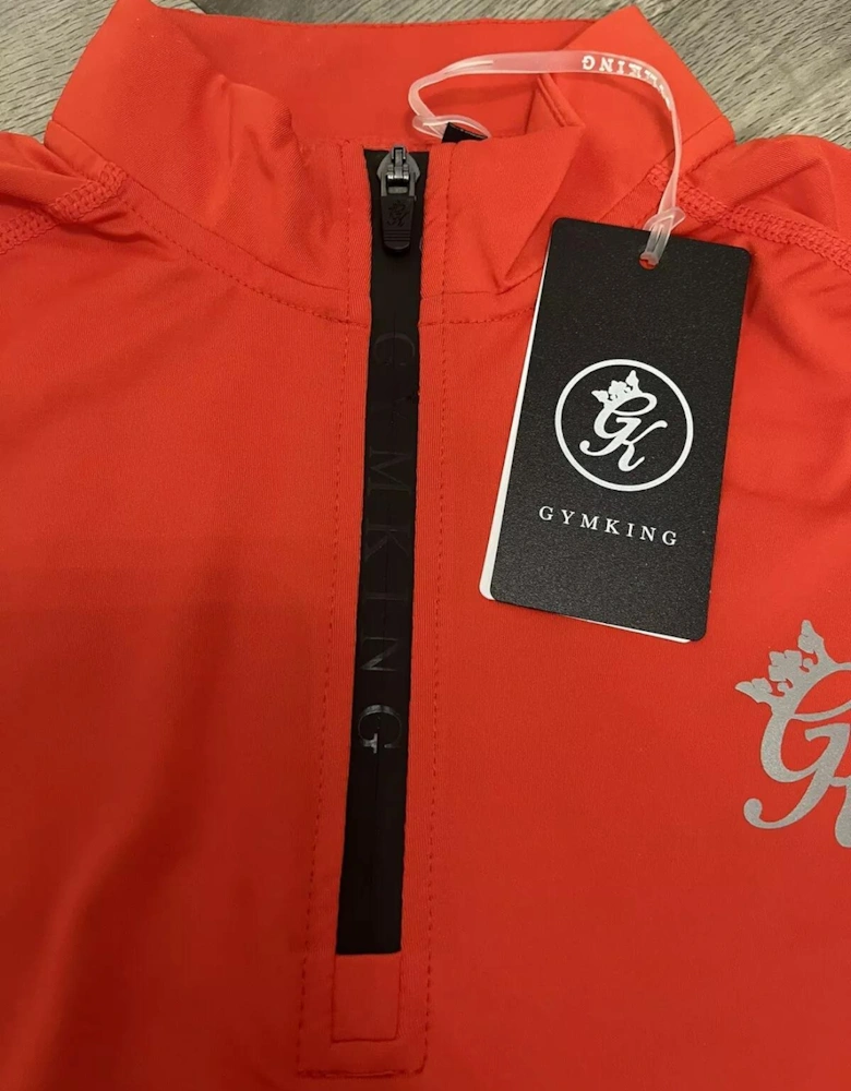 1/4 Zip Long Sleeve Top