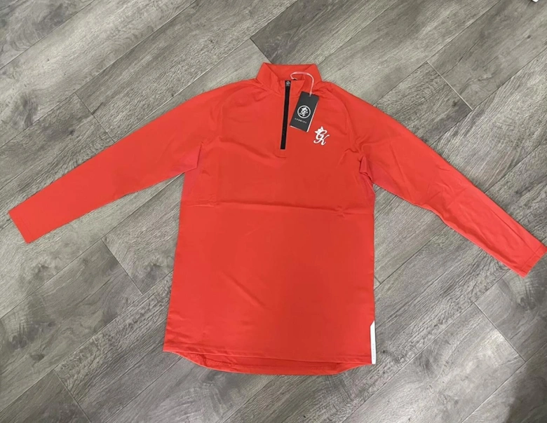 1/4 Zip Long Sleeve Top