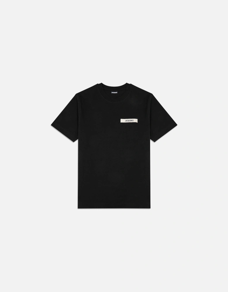 Men's Black Le T-Shirt Gros Grain T-Shirt