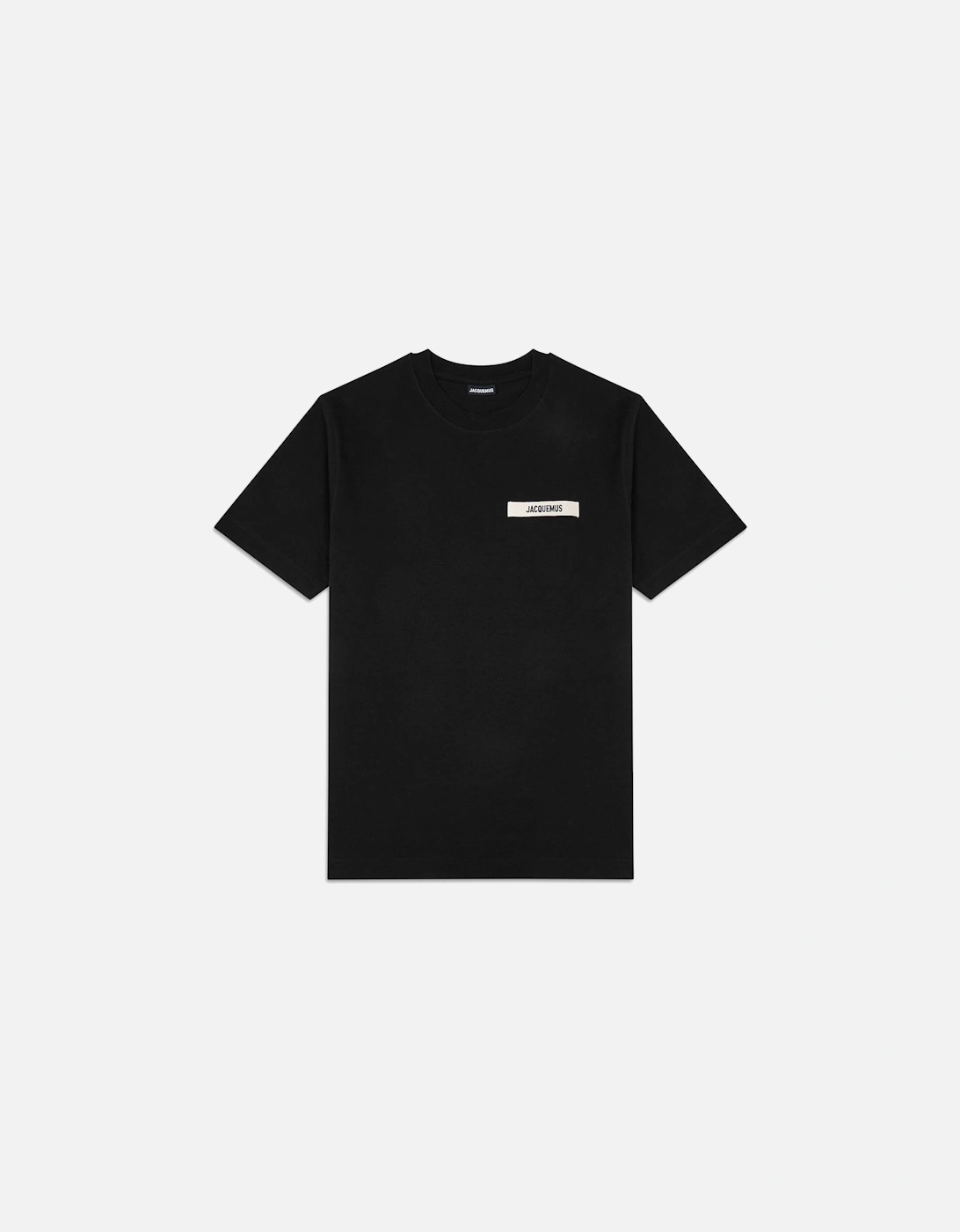 Men's Black Le T-Shirt Gros Grain T-Shirt, 5 of 4
