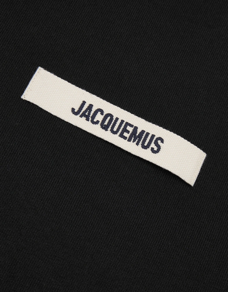 Men's Black Le T-Shirt Gros Grain T-Shirt