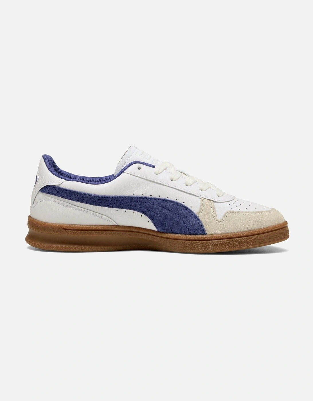 Men's Indoor - White - White-Blue Crystal-Gum