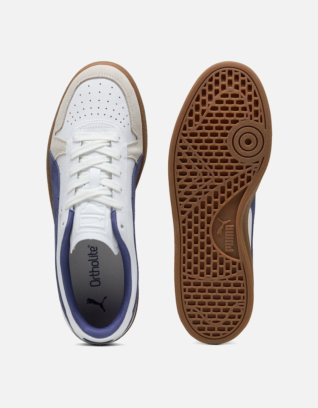 Men's Indoor - White - White-Blue Crystal-Gum