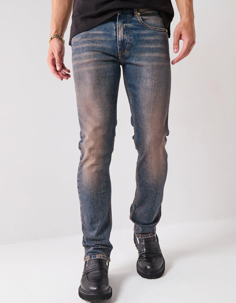 Jeans Couture Slim Fit 5 Pocket Jeans - Blue