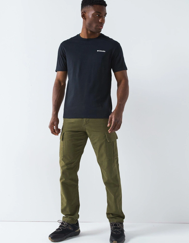 Men's Basic Logo Short Sleeve T-Shirt - Black